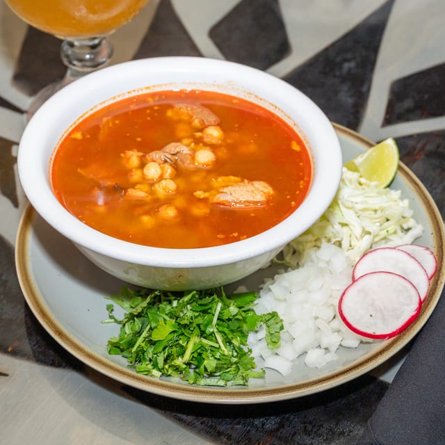 Pork Pozole Soup.